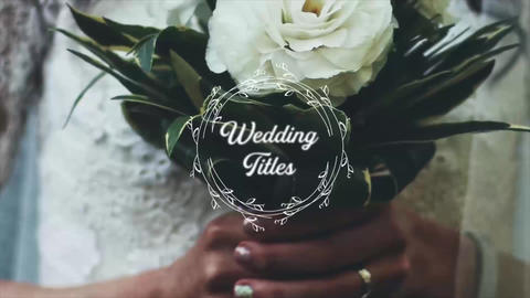 Minimal Wedding Titles