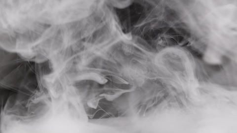 Abstract Black and White Smoke Spread Effect 01