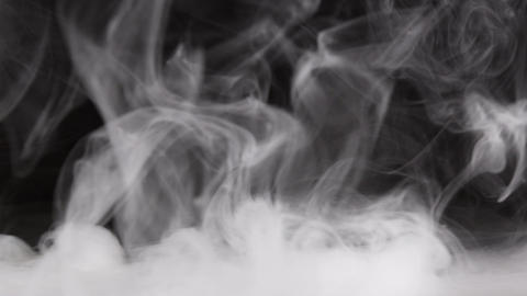 Abstract Black and White Smoke Spread Effect 03