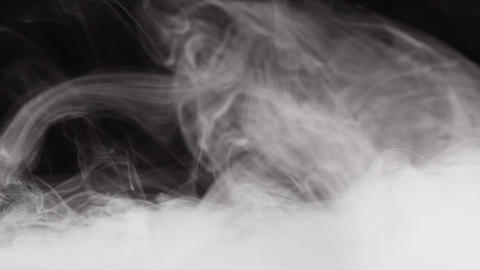 Abstract Black and White Smoke Spread Effect 04