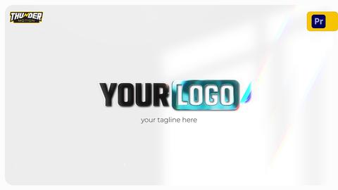 Elegant Glitch Logo Reveal