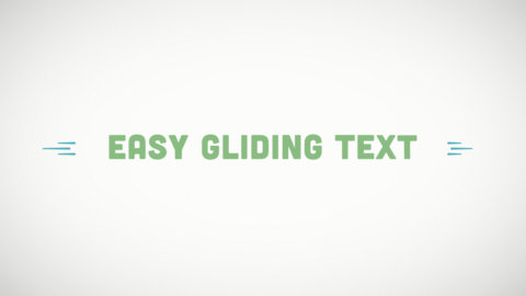 EASY GLIDING TEXT