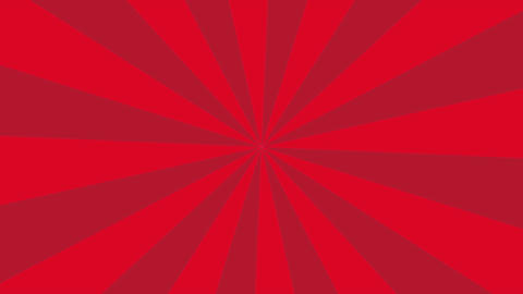 Red radial rotating animated background