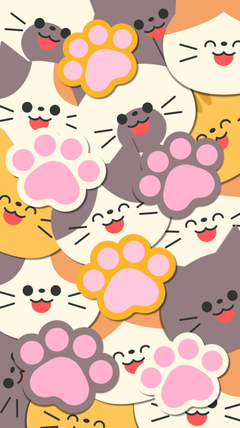 Cat and Paw Transition (Vertical)