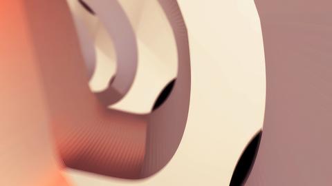 3d rendering of abstract geometric shapes in virtual space. Futuristic