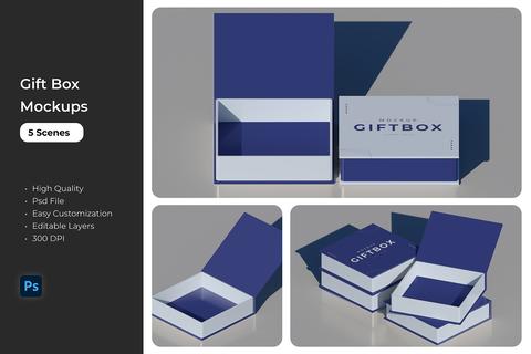 Gift Box Mockup