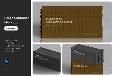 Cargo Container Mockup