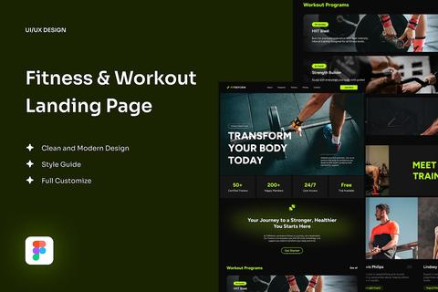 FitReform - Fitness & Workout Landing Page