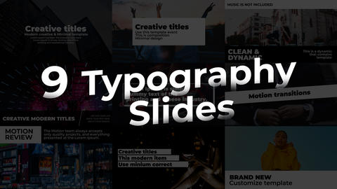 Typography Slides