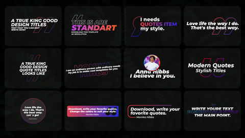 Modern Quotes Titles v2.0