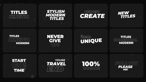 Kinetic Titles