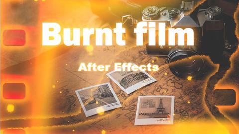 Burnt film transitions for After Effects