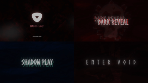 Horror Logo for After Effects