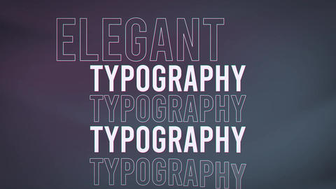 Dynamic Typography Slideshow