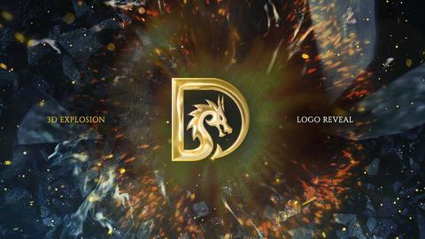 3D Explosion Logo Reveal After Effects template 50967436 | MotionElements