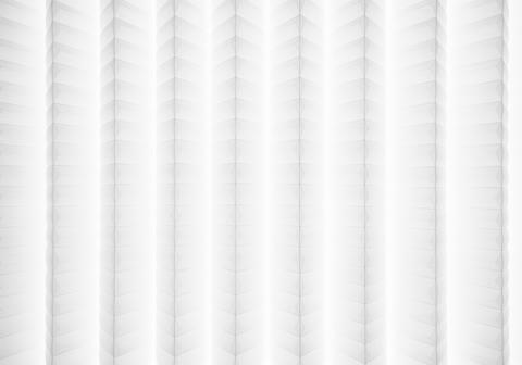Abstract white vertical pleated texture background of modern cellular window shades