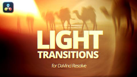 50 Light Transitions for DaVinci Resolve