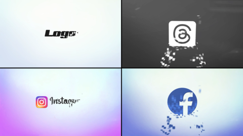 Cards Corporate Logo for Premiere Pro