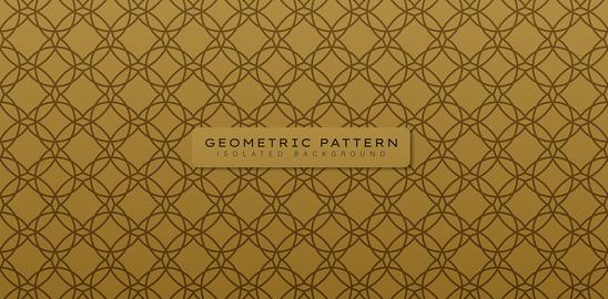 Geometric pattern islamic style brown color