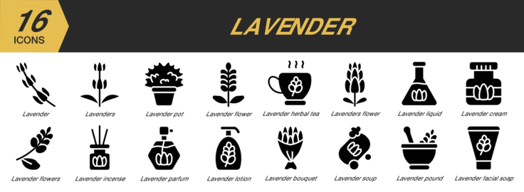 Lavender Icons
