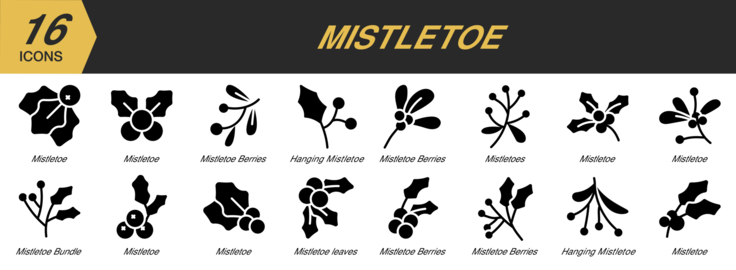 Mistletoe Icons