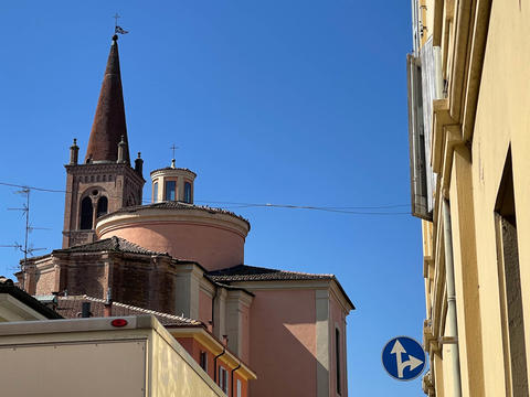 Church Santa Maria Maggiore di Pieve di Cento, Bologna. Italy