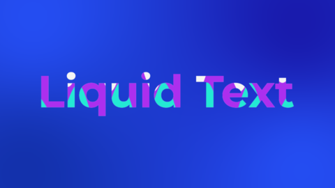 Vertical Liquid Text Animation MO 모션 그래픽 템플릿 51585842 | MotionElements