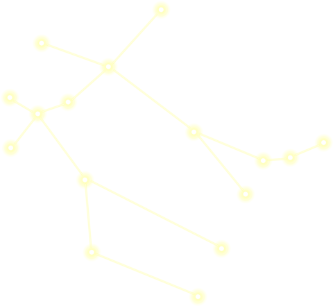 Neon constellations in Gemini