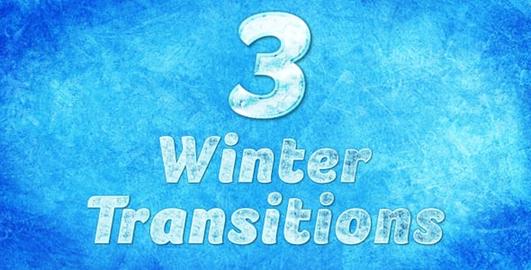 Christmas Snow Frost Winter Ice Transitions 3 PP
