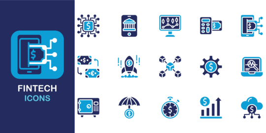 Fintech Icon Set