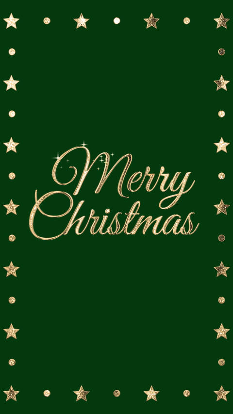 Merry Christmas B Green