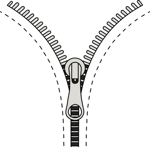 Zipper-wrapped