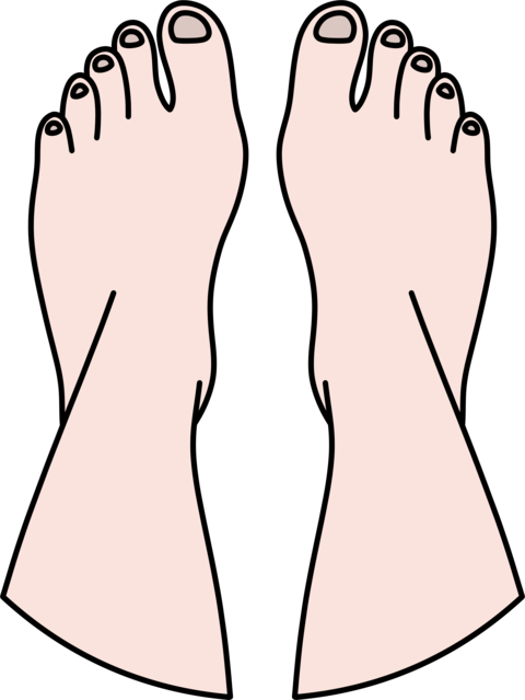 a person's foot