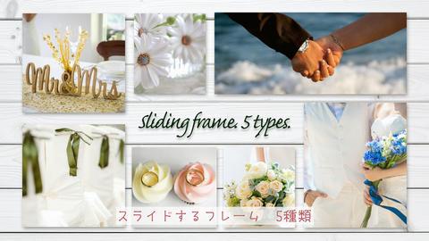 Sliding frame. 5 types