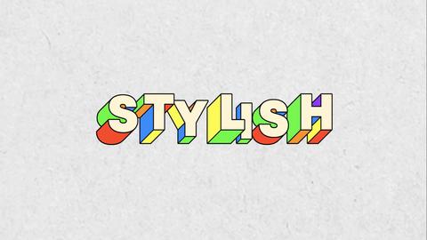 Stylish Colorful Alphanumeric Motion Graphics template 52114111 ...