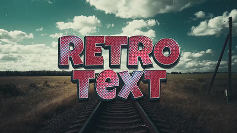 Vintage Retro 09 Text Intro Pack
