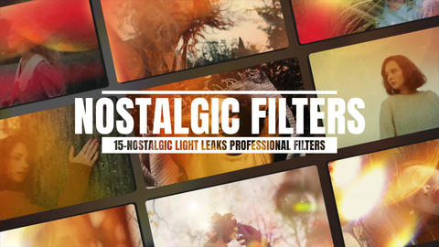 Nostalgic Light Leaks Professional Filters Upload For Ae