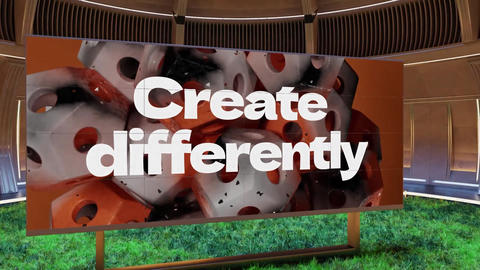 Futuristic 3D Conference Stage Display Mockups For Ae