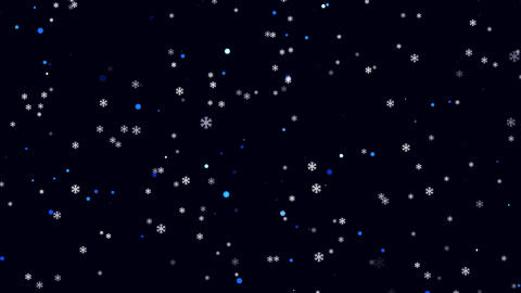 Snowflakes dance in a starry night sky full of magic and wonder