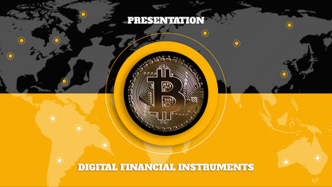 Corporate Presentation Cryptocurrency Infographic