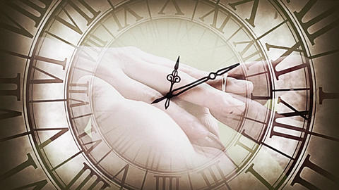 Reverse Clock antique - 1