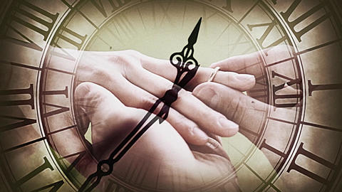 Reverse Clock antique - 2
