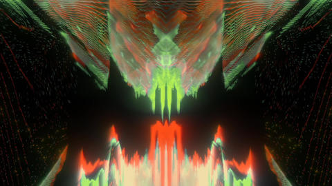Green Orange Glitch Energy Symmetry