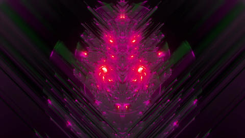 Purple Magenta Cyber Energy Symmetry