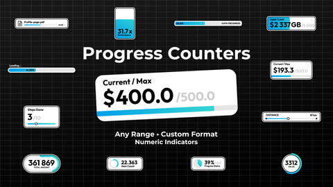 Animated Progress Counters