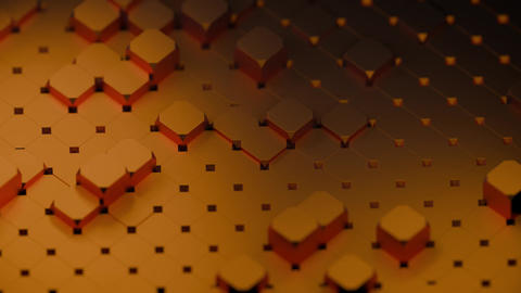 Blockchain Network With Layered Hexagons, Cinematic Depiction Of Data Center