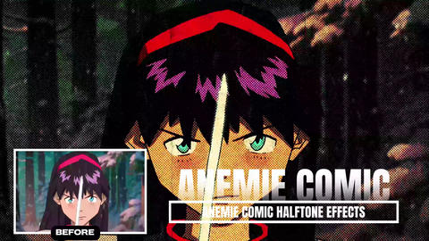 Anemie Comic Halftone Effects For Ae