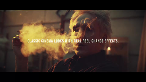 Cinematic Film Reel Transitions Old Movie Style FX For Ae