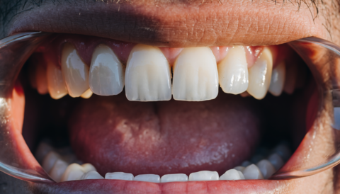 Oral Care: Close-ups to Check Dental Health