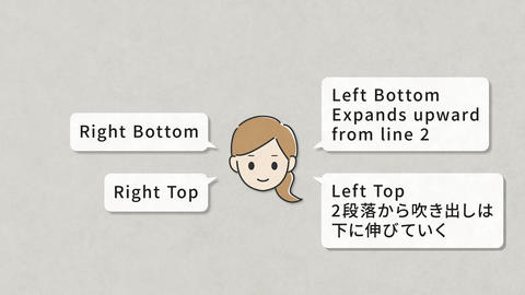 [Pop-up] 4-Way Dynamic Tail Bubble - 7